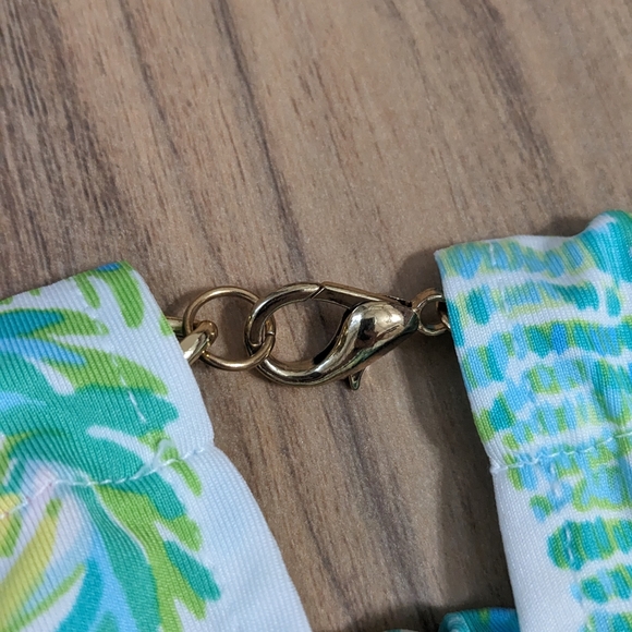 EUC! Lilly Pulitzer Bowen Top Fresh Citrus Keep Palm Engineered Size S - Picture 13 of 14